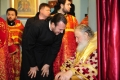 с Патриархом Кириллом в храме св. вмц. Екатерины
