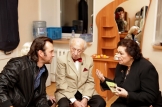 с Д.М.Лернером и В.Н.Левко после концерта (2011)