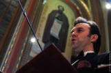 на Патриаршей Рождественской службе в храме Христа Спасителя. 7-01-2014 г.